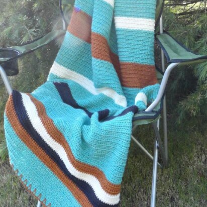 Lakeside S'mores Camp Blanket