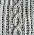 Repeating Rope Cable-Knit Blanket