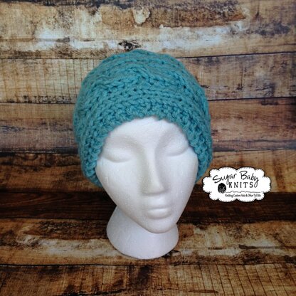 Slouchy Cabled Hat