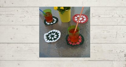 Christmas Wheel Coasters