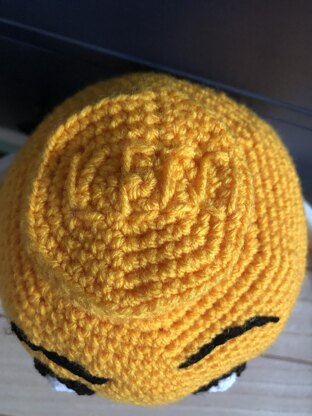 Smile block stone amigurumi