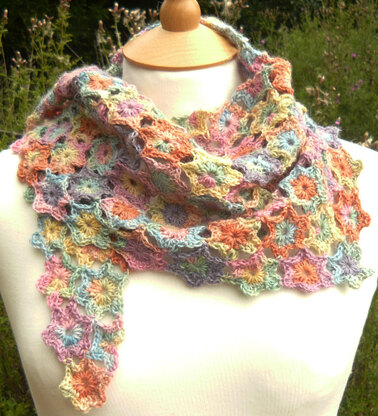 Posy Crochet Shawl