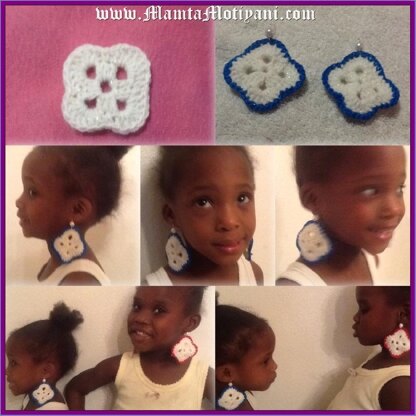 Crochet Earrings Pattern Unique Handmade Jewelry