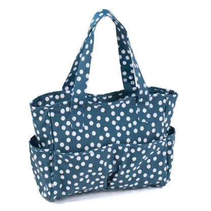 Hobbygift Teal Spot Craft Bag