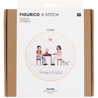Rico Figurico Teatime Cross Stitch Kit