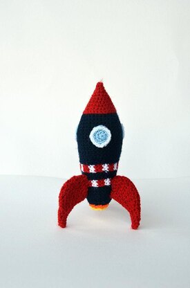 Rocket Ship Crochet Pattern, Rocket Ship Amigurumi