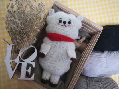 Knit a Alpaca Rj toy, 10 inches collection BT21