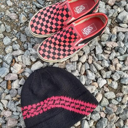 Trax Hat - knitting pattern