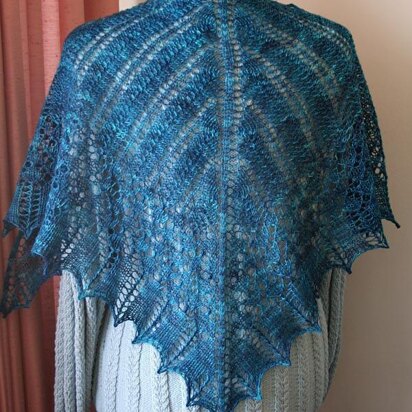 Argus Shawlette - knitting pattern