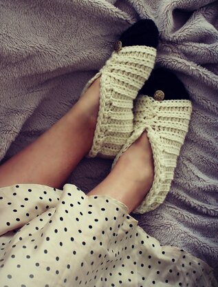 Black and White Slippers