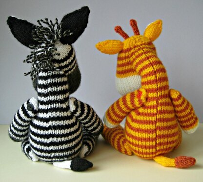 Gerry Giraffe and Ziggy Zebra