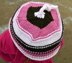 Pink And Brown Baby Hat