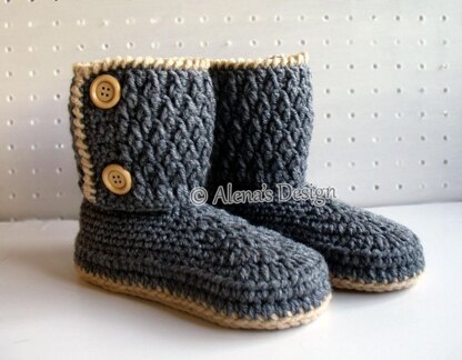 Two-Button Children's Boots