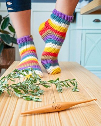 Beginner Felici Crochet Socks