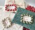 Christmas reusable gift tag / wreath