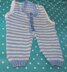 Baby Bamboo Stripe Dungarees