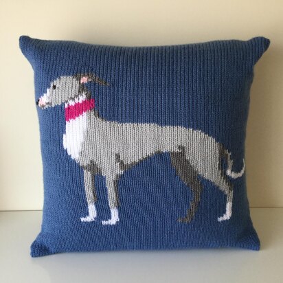 Ivy the Italian Greyhound Cushion Cover