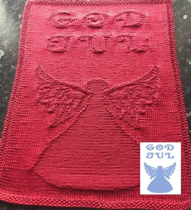 Nr. 340 Angel God Jul guest towel