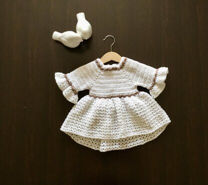 Juliet Baby Girl Asymmetric Lace Dress & Blouse N 465