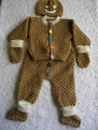 19. Gingerbread Man Outfit 0-3 Months