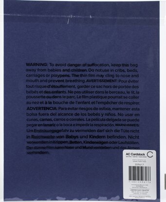 American Crafts Washable Matte Paper 8.5"X11" - Storm