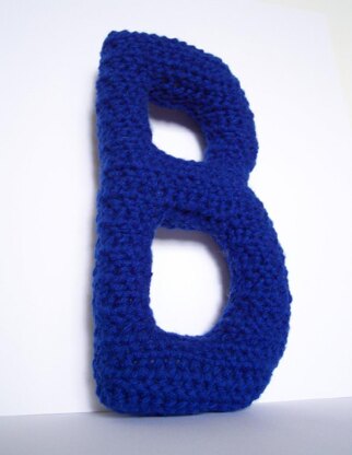 Capital B Alphabet Letter Pattern