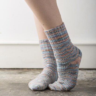 First Beach Socks - knitting pattern