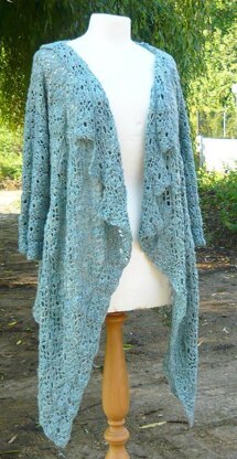 Elsa - Crochet Waterfall Cardi