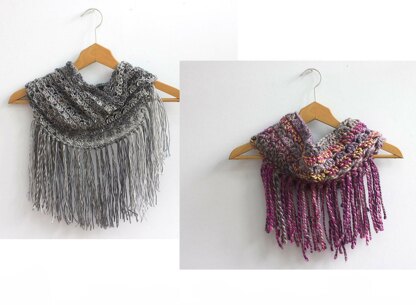 Easy Fringed Cowl