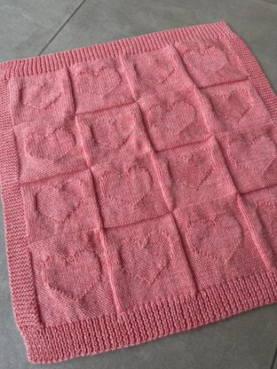 Duplicate Heart Blanket