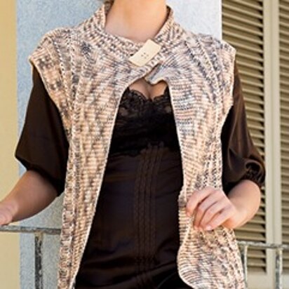 Tormalina Waistcoat in Adriafil Tender - Downloadable PDF - knitting pattern