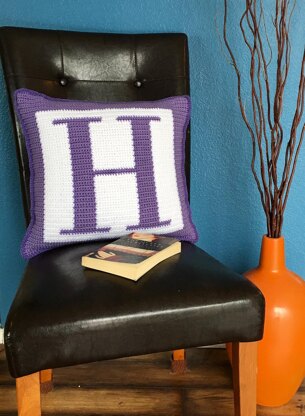 Letter H Pillow