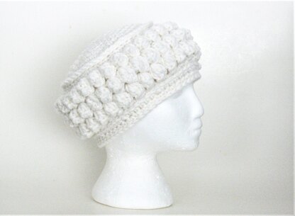 Puffy Pill Box Hat