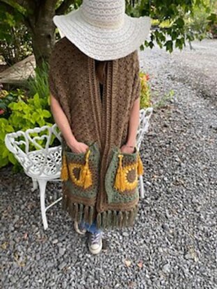 Sunflower Pocket Shawl