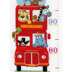 Vervaco Safari Bus Height Chart Cross Stitch Kit - 18cm x 70cm