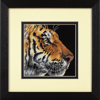 Dimensions Tapestry Kit: Mini: Tiger Profile - 13 x 13cm
