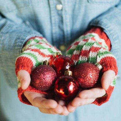 Bubble & Squeak Fingerless Mittens