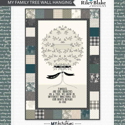 Riley Blake My Family Tree Wall Hanging - Downloadable PDF