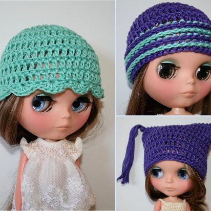 Blythe's trio of hats (collection 1)