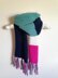 Tunisian Colour Block Scarf