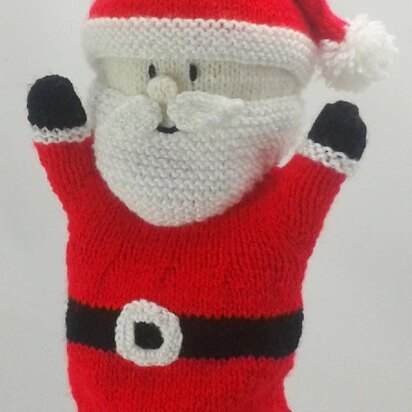 Santa Puppet - knitting pattern