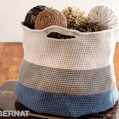 Handy Basket in Bernat Maker Home Dec - Downloadable PDF