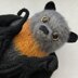 Flynn the Flying Fox Bat Amigurumi