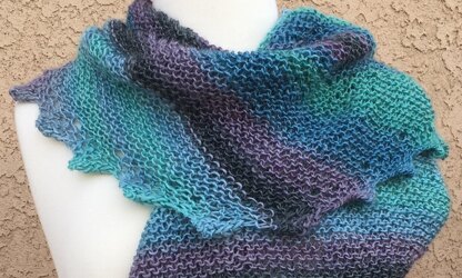 Crescent Sky Shawl