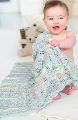 Cardigan and Blanket in Sirdar Snuggly Baby Crofter DK - 1252 - Downloadable PDF