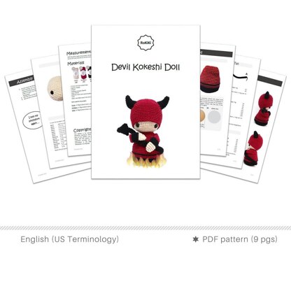 DEVIL Kokeshi Doll