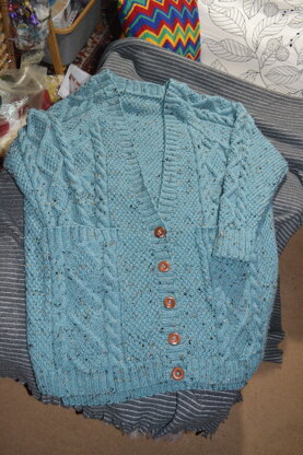 Lady's Cable Cardigan