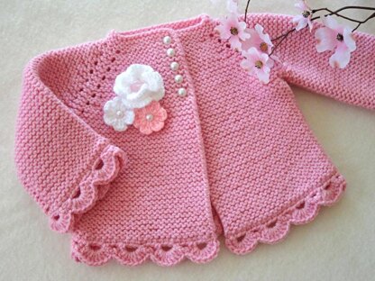 Knitting PATTERN Baby Girl Clothes Baby Cardigan Baby Pants