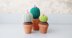 Not-A-Prick Cactus with Bonus BB Cactus Crochet Pattern