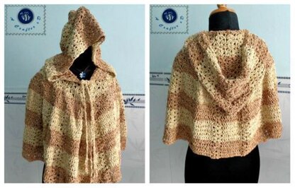 Scent of Spring hooded cape